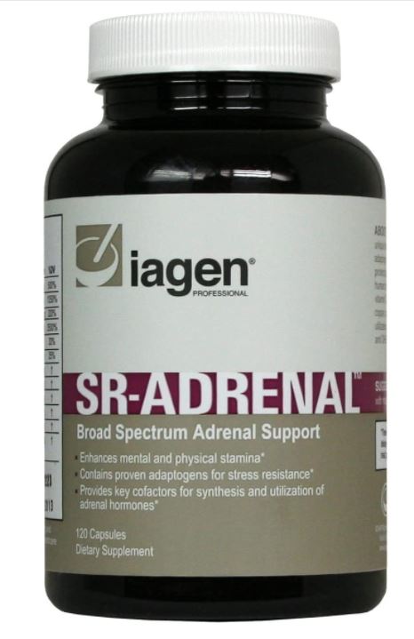 lagen Naturals | SR Adrenal Support | Enhanced w/ Vitamin C, B6 for Increased Stamina; Promotes Fatigue Relief, Adrenal Function & Immune System Support | 120 Veg Capsules | USA Made